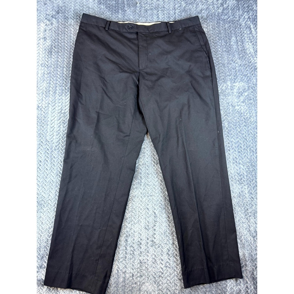 Joseph & Feiss Dress Pants Mens 40x30 Black Straight Leg Formal Office Business